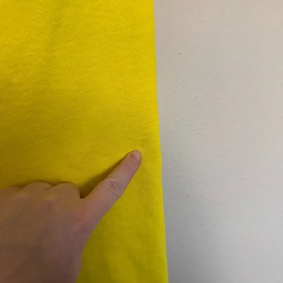 Sp5der Legacy Yellow Print Sweatpants Size Medium - Picture 4 of 5